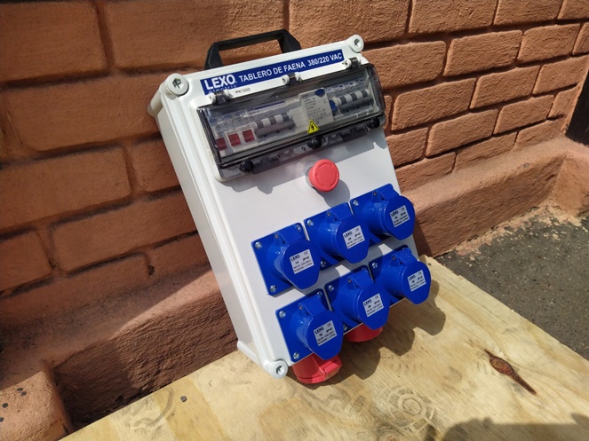 Gabinete Tablero de Faena Portatil Lexo 380/220 VAC (Modelo 3) #3