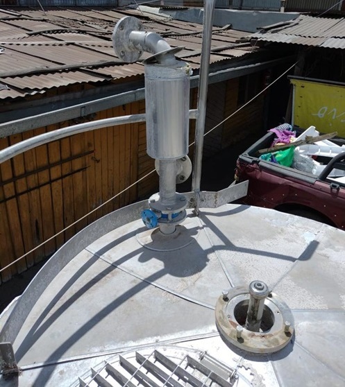 Estanque Acero Inoxidable con Baranda, con Agitador, Doble Camisa 4.000 lts aprox / Usado #6