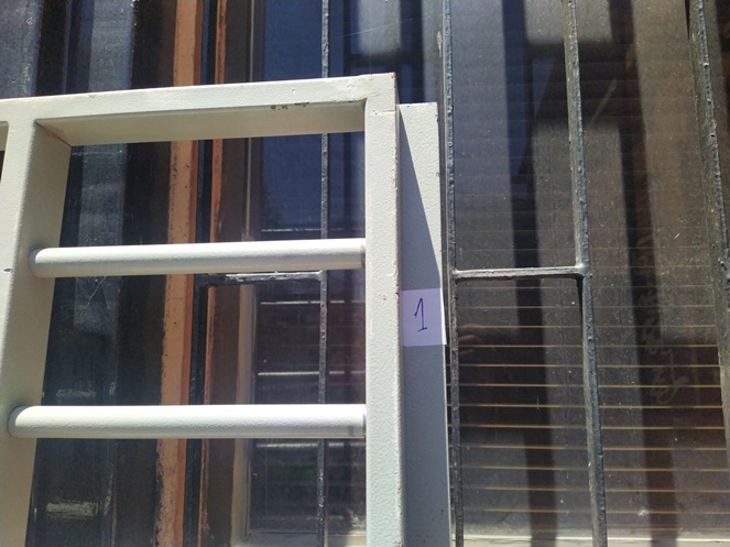 Puerta Reja Fierro de Seguridad / con Chapa y Llave / Usado / (N1) #5