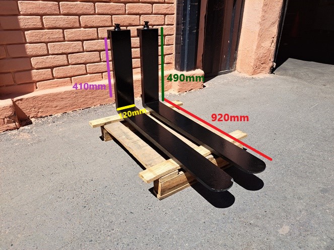 Par de Uñas / Usado / 410 x 120 x 920 mm / N2 #4