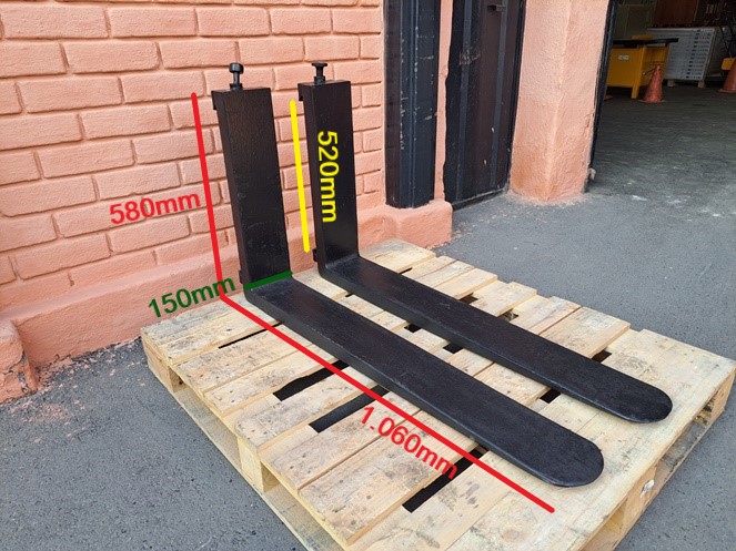 Par de Uñas para Gruas / Usado / N5 #6