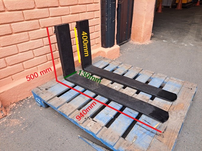 Par de Uñas para Gruas / Usado / N7 #4