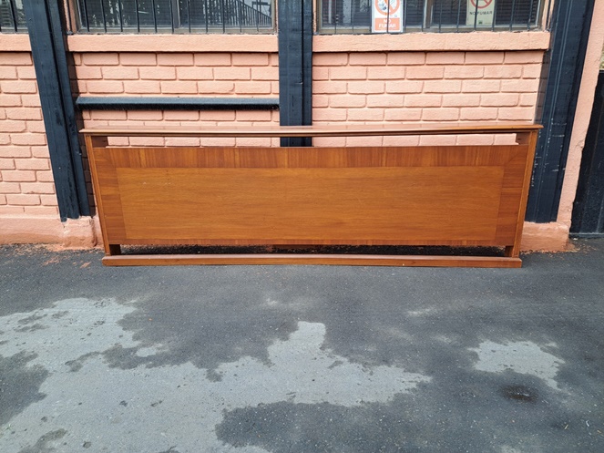 Respaldo Cama Marqueza Madera 2 1/2 King / Usado  #3