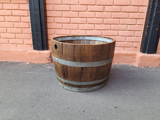 Macetero Media Barrica / Usado  #2