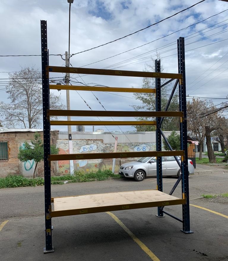 Estantería Rack Porta Pallets / Francia / 3.850 mm de Alto  / Apernado / Usado #6