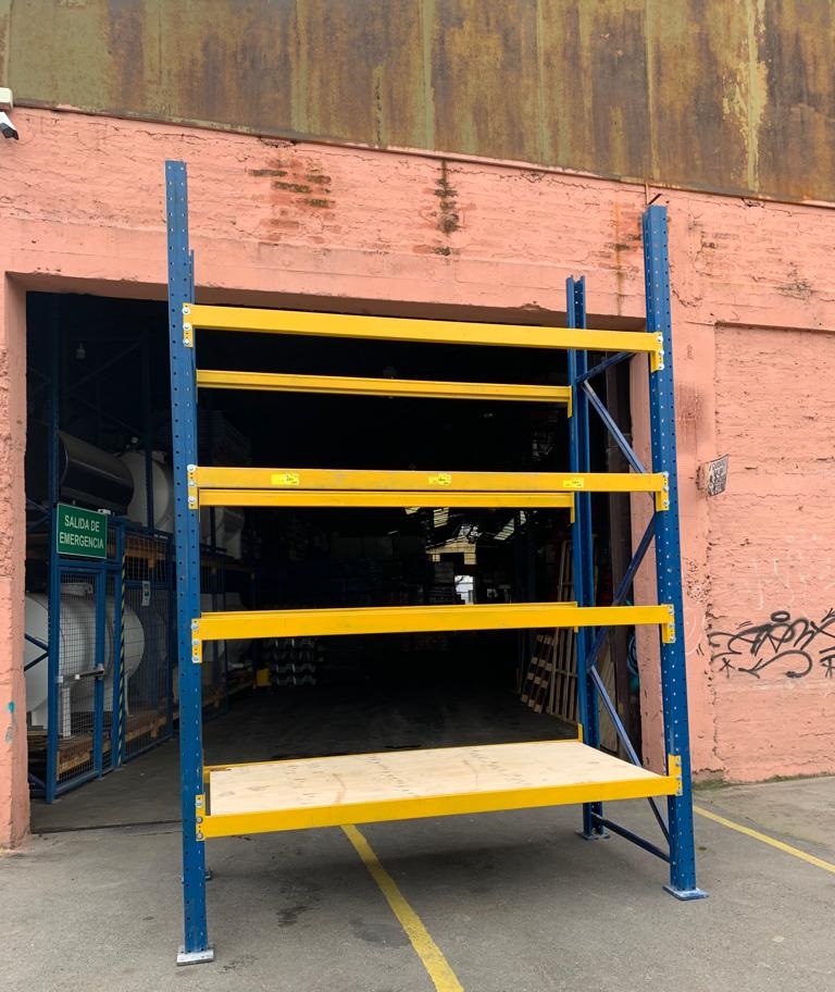 Estantería Rack Porta Pallets / Francia / 3.850 mm de Alto  / Apernado / Usado #8