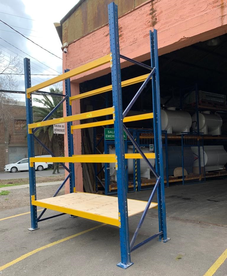 Estantería Rack Porta Pallets / Francia / 3.850 mm de Alto  / Apernado / Usado #3