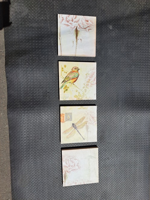 Set 4 cuadros / Usado  #2