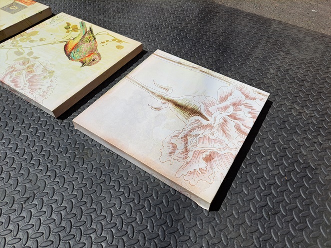 Set 4 cuadros / Usado  #3