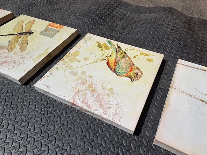 Set 4 cuadros / Usado  #4