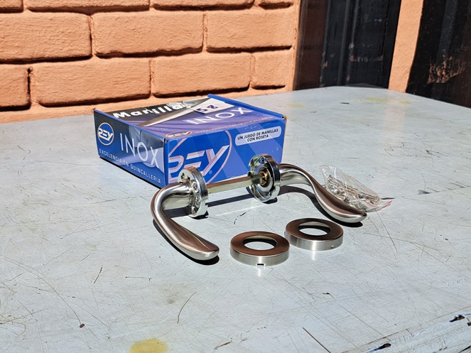 Kit Manilla con Roseta Acero Inoxidable Rey / 58 #3