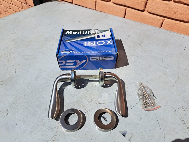 Kit Manilla con Roseta Acero Inoxidable Rey / 58 #4