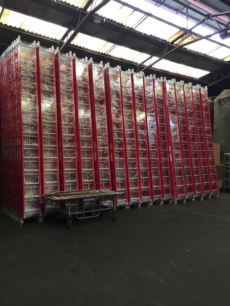 Escalera Telescopica / Fibra De Vidrio / 2 X 14 / Alfamat / 7.74 Mt #2