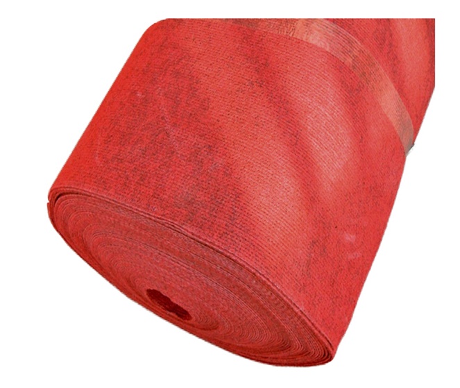 Cubrepiso Por Rollo de 195 m2 / Nuevo / Rojo #5