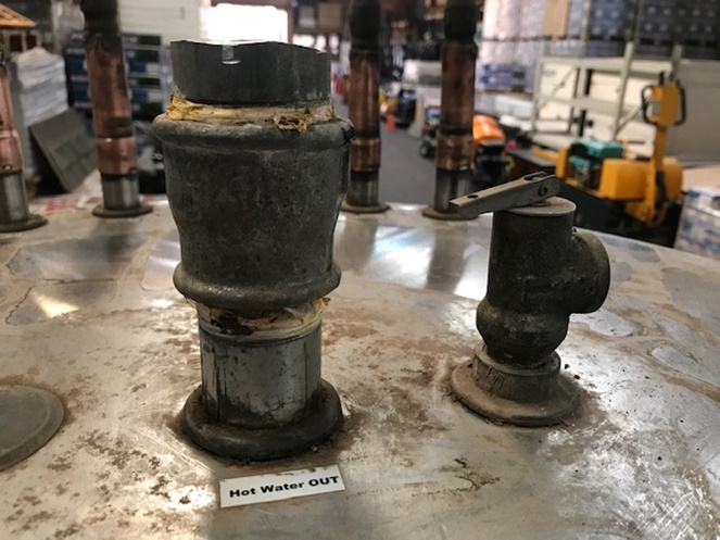 Estanque Termo Acero Inoxidable / Gea / Capacidad 450 Lts. / Usado #8