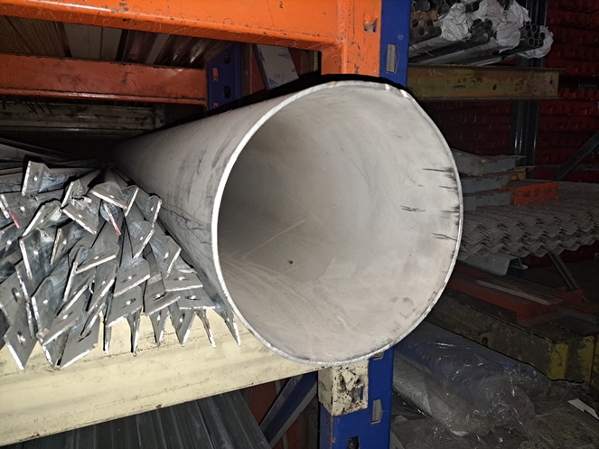 Cañeria Acero Inoxidable / Largo 5.81 mts / Espesor 3mm #3