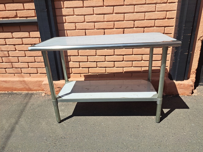 Mesón Acero Inoxidable ECO 0.60 x 1.20 Mt / Cubierta Acero Inox  #7