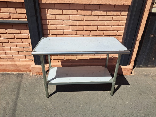 Mesón Acero Inoxidable ECO 0.60 x 1.20 Mt / Cubierta Acero Inox  #2