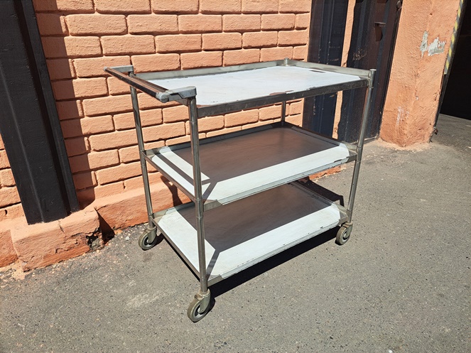 Carro con Ruedas Acero Inoxidable #3