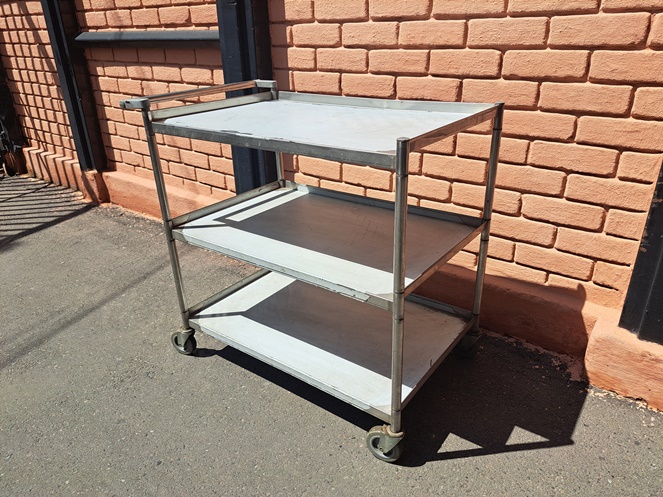 Carro con Ruedas Acero Inoxidable #4