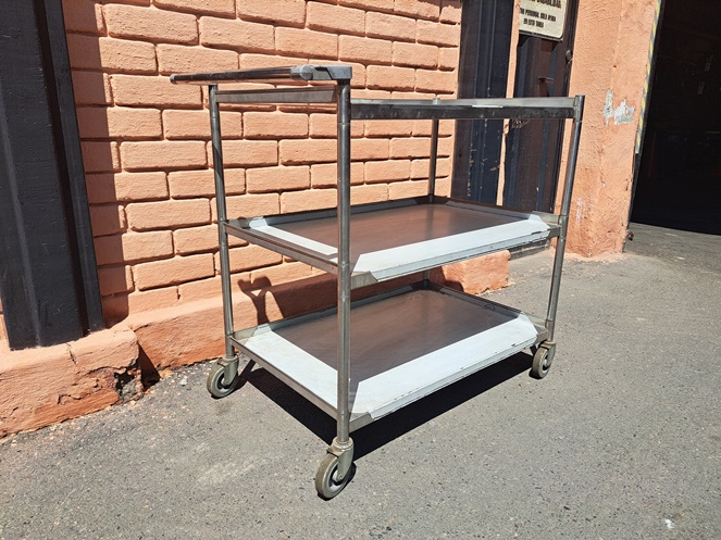 Carro con Ruedas Acero Inoxidable #6