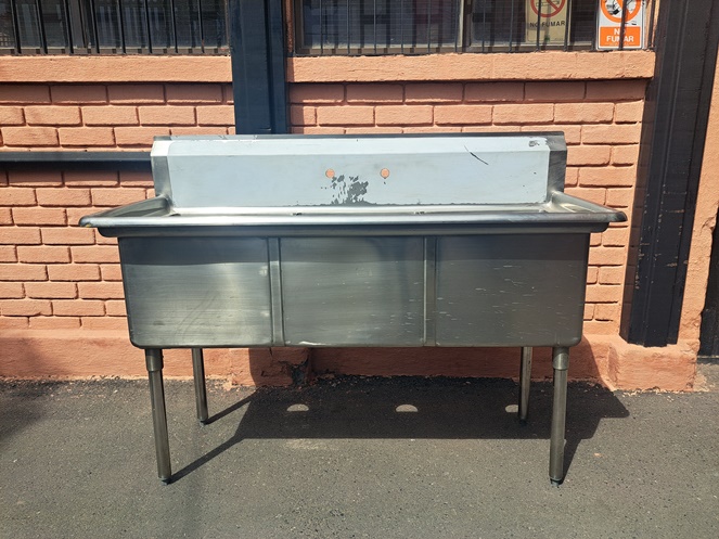 Lavafondo Acero Inoxidable 3 Cubos #3