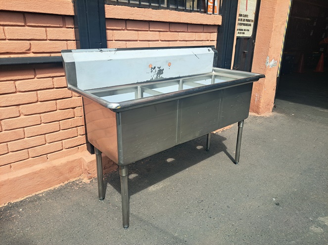 Lavafondo Acero Inoxidable 3 Cubos #4