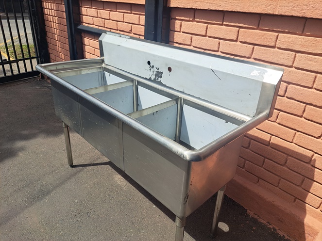 Lavafondo Acero Inoxidable 3 Cubos #6