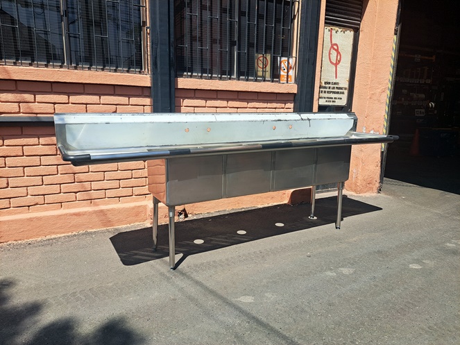 Lavafondo Acero Inoxidable 4 Cubos y 2 Secadores #2