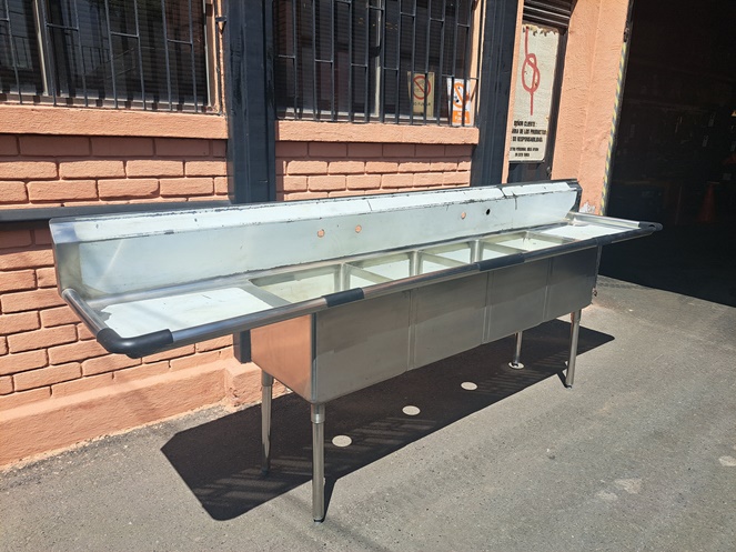 Lavafondo Acero Inoxidable 4 Cubos y 2 Secadores #3