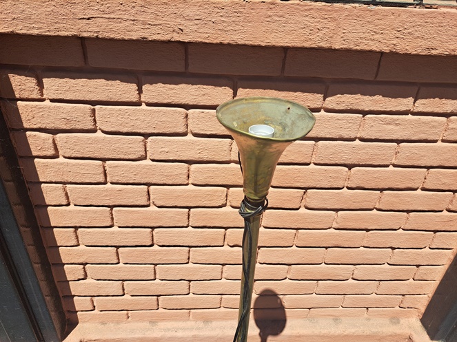 Lampara Pedestal de Bronce / 1 / Usado #4