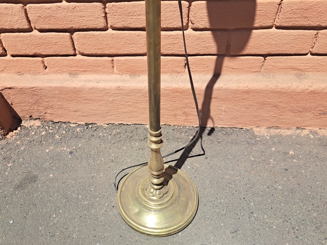 Lampara Pedestal de Bronce / 2 / Usado #2