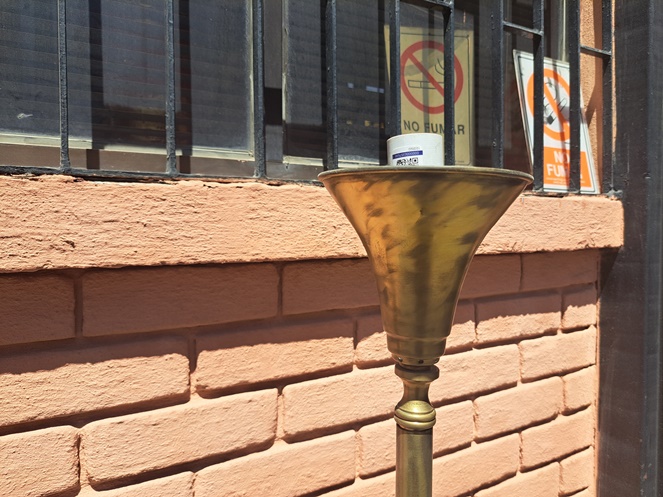 Lampara Pedestal de Bronce / 2 / Usado #3