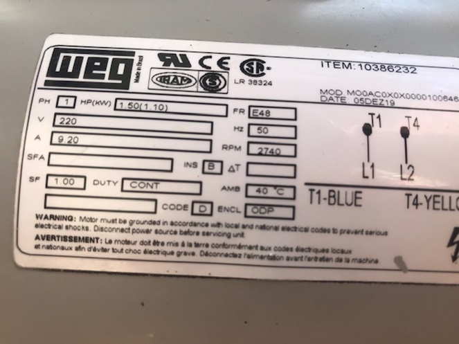 Licuadora Industrial / Vaso Acero Inoxidable / Skymsen / Usada / 8 #10