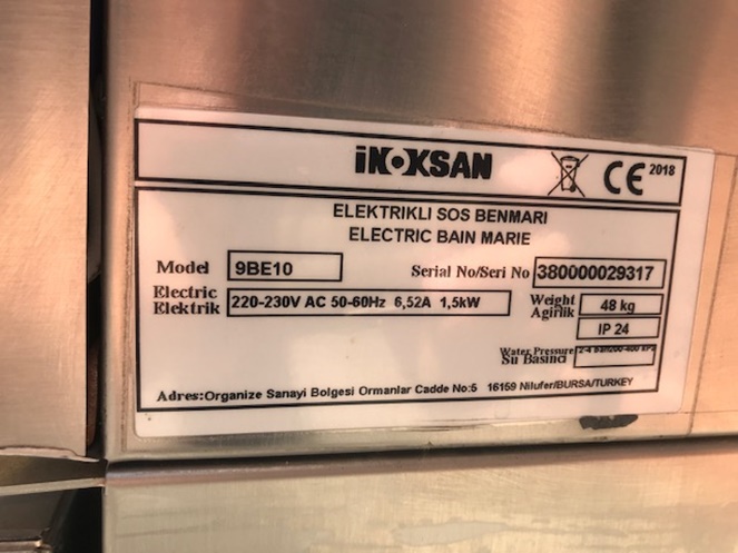 Bano Maria Acero Inoxidable / Inoksan / Usado / 10 #6