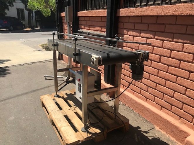 Cinta Transportadora Estructura A. Inoxidable con Variador de velocidad Digital con Atril / Usado / 13 #4