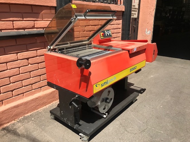 Máquina Empacadora de cajas con sello en L a campana / SMIPACK Mod. S560 / Usada / 18 #2