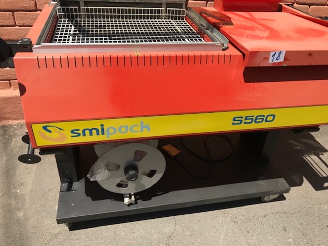 Máquina Empacadora de cajas con sello en L a campana / SMIPACK Mod. S560 / Usada / 18 #4
