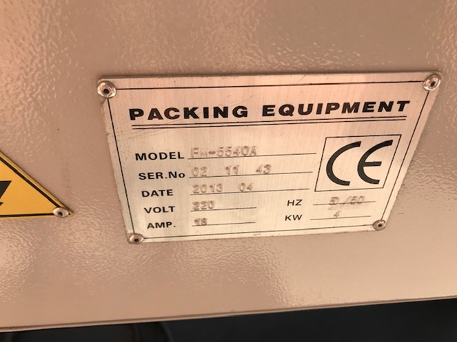 Máquina de embalaje retractil / dos en uno / marca Bro Pack Mod. FM5540A / Usado / 19 #10