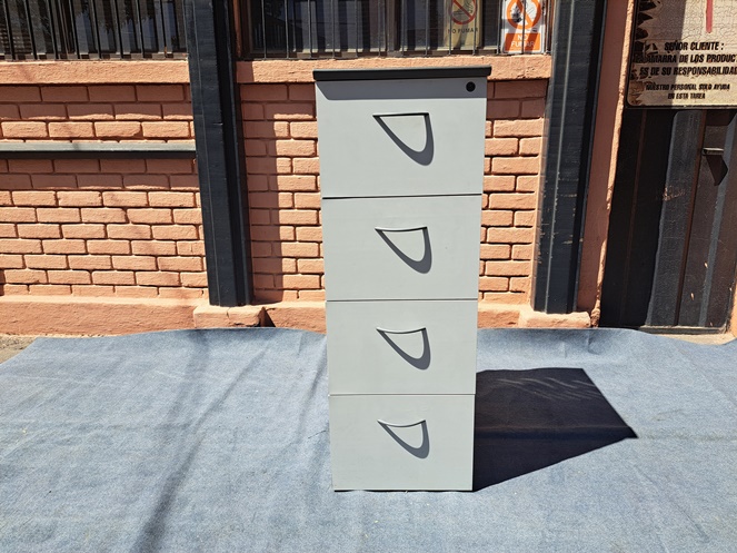 Kardex Madera Gris / 4 cajones / Alto 1.28 mt. / Usado #3