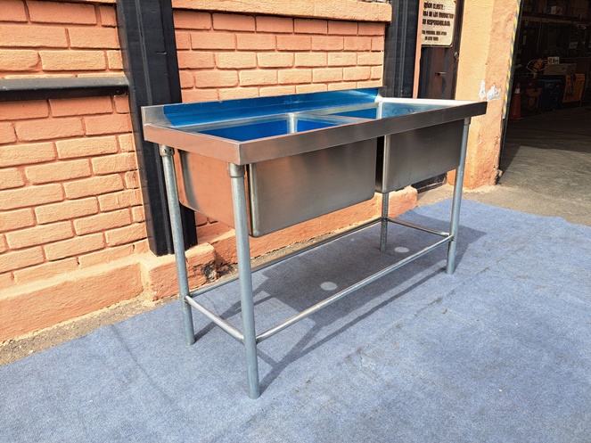 Lavafondos Acero Inoxidable / Doble Deposito #2