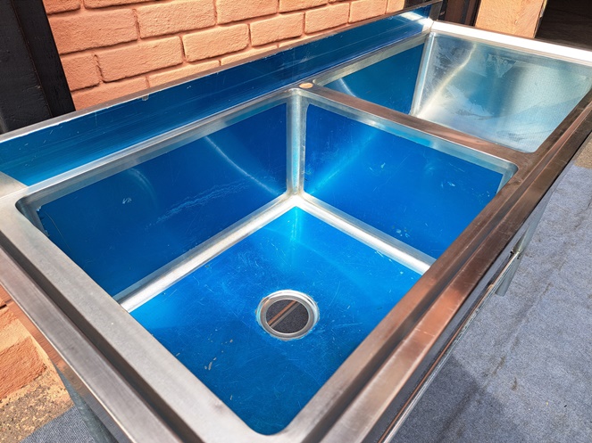 Lavafondos Acero Inoxidable / Doble Deposito #5