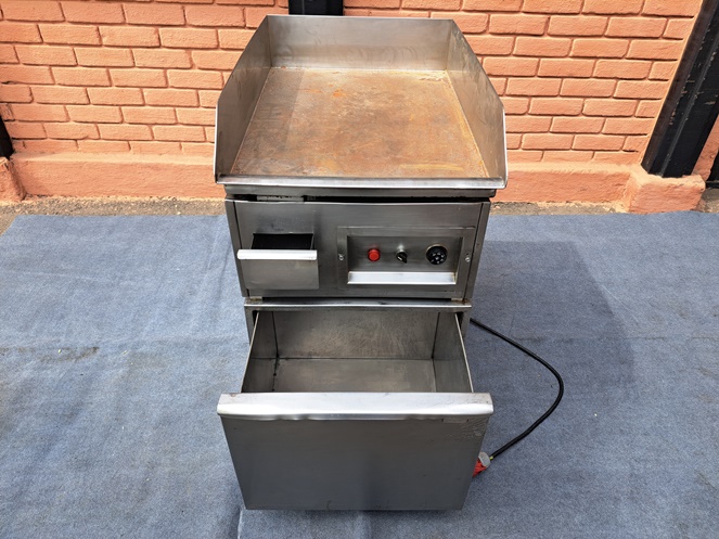 Plancha Churrasquera Industrial / Acero Inoxidable / Eléctrica 380 volt / Usada / 2 #5