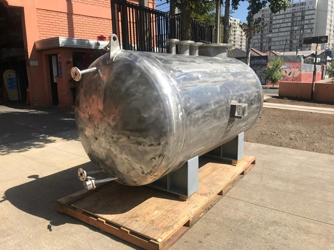 Estanque Acero Inoxidable / S.A.M.A. / Capacidad 2.750 Lts. Aprox. / Usado #3