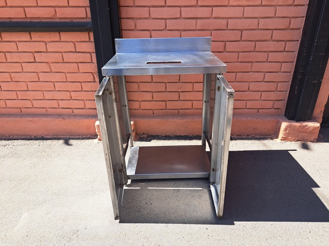 Mueble Estante Acero Inoxidable  / 2 Puertas / Usado / 1 #4