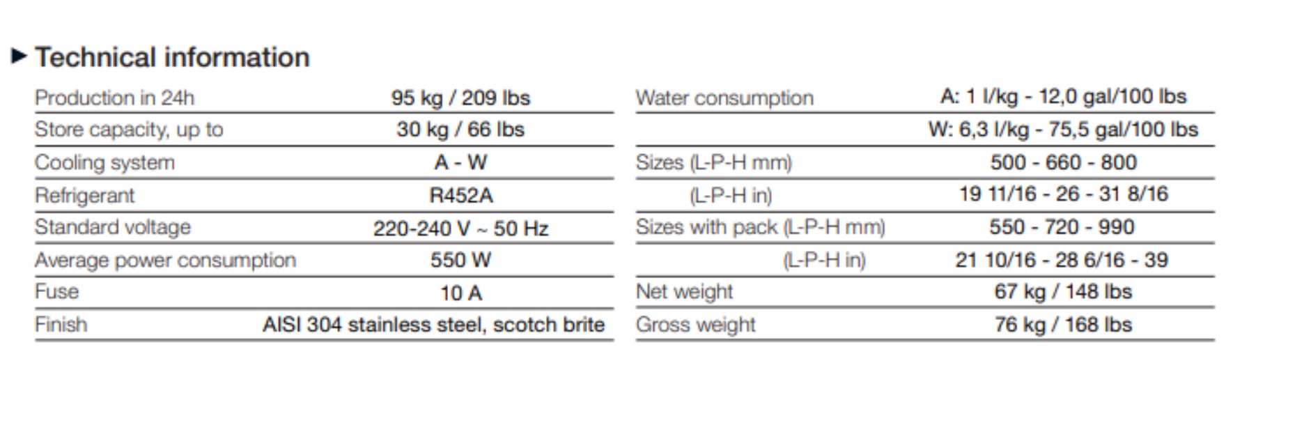 Maquina para hacer hielo / Brema Ice Flaker Mod. GB903A / Usado #10