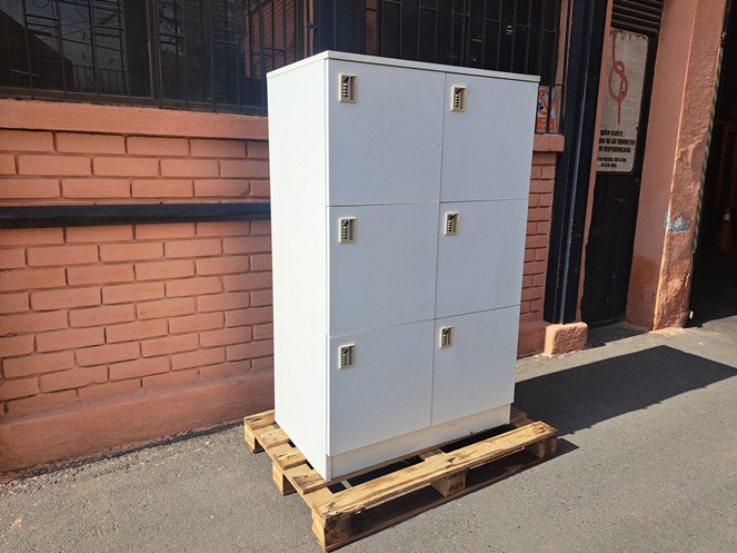 Locker / 6 puertas / Melamina / Usado #2
