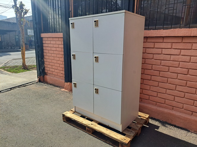 Locker / 6 puertas / Melamina / Usado #3
