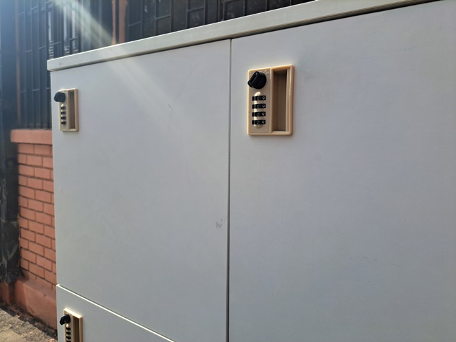 Locker / 6 puertas / Melamina / Usado #5