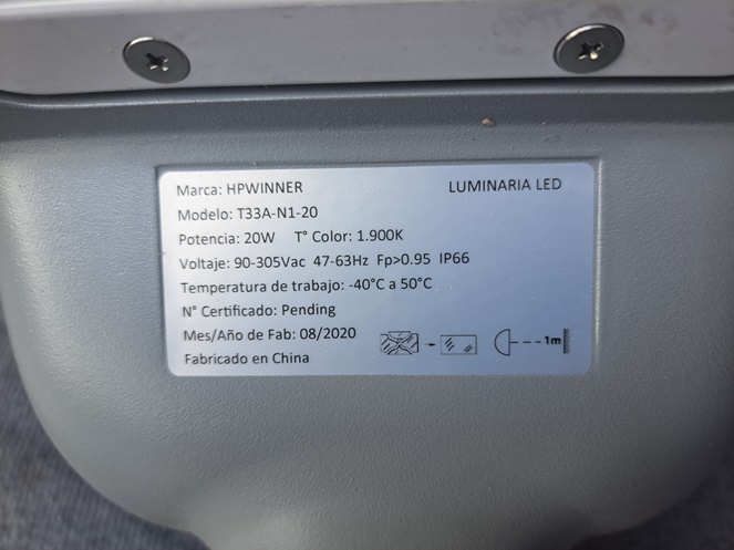 Luminaria alumbrado Publico Led / N3 #4